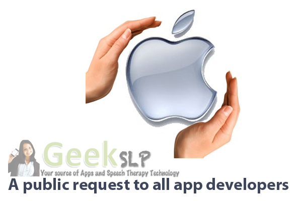 public request to app developers