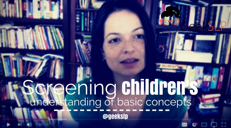 Screening Basic Concepts Knowledge in Young Children